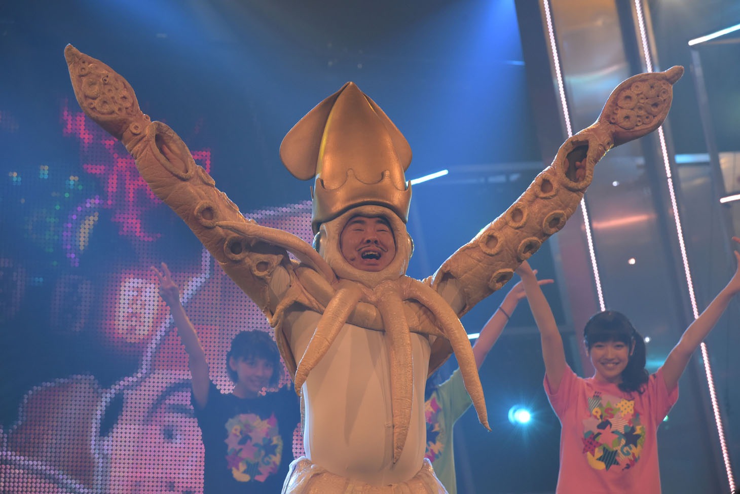 「MUSIC JAPAN」に出演するイカ大王。写真はリハーサル時のもの。(c)NHK