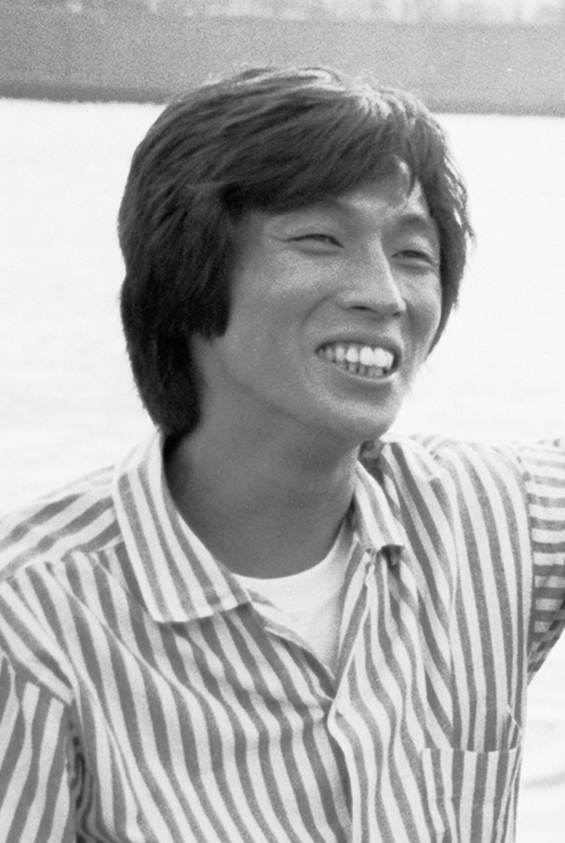 若き日の明石家さんま。(c)TBS