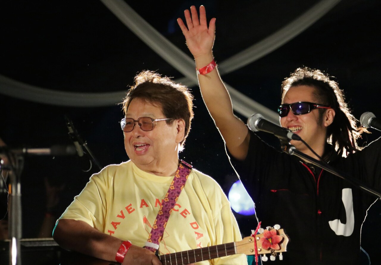 うどん食べたか？香川の音楽フェスで高木ブーら「いい湯だな」大合唱