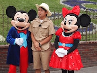 「第35回全国高等学校クイズ選手権」総合司会の桝太一（日本テレビアナウンサー）。（c)NTV