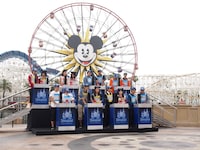 「第35回全国高等学校クイズ選手権」アメリカラウンドの様子。（c)NTV