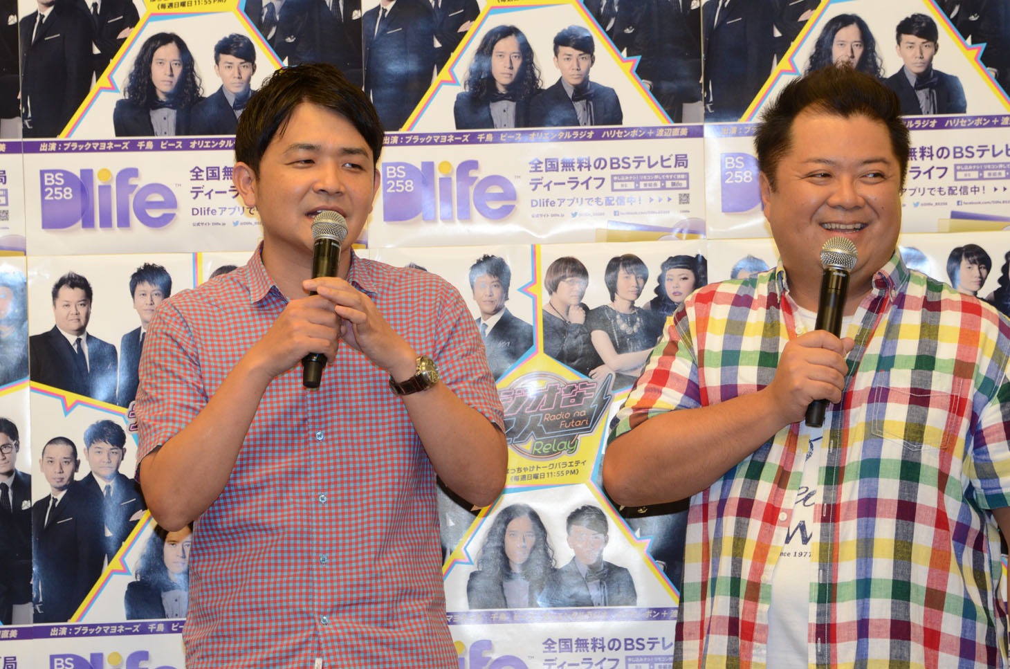 左から、千鳥ノブ、ブラマヨ小杉。