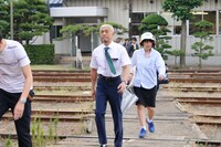 タウンワーク新CM「ホーム編」の撮影中の様子。