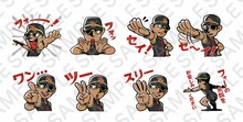 レイザーラモンHGのLINEスタンプ