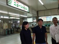 「中川家礼二の鉄活」収録中の様子。 (c)よしもとクリエイティブ・エージェンシー