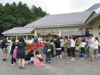 撮影会の様子。