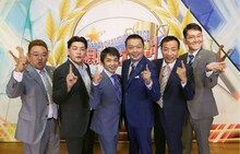 左から、サンドウィッチマン、中川家、ナイツ。(c)BSジャパン