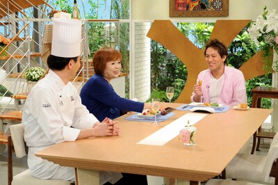 「上沼恵美子のおしゃべりクッキング」ゲストの狩野英孝（右）。(c)ABC