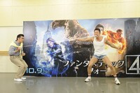 （左から）ガレッジセール・ゴリ、なかやまきんに君。