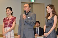 BS12ch TwellV10月期改編説明会の様子。(c)BS12 トゥエルビ