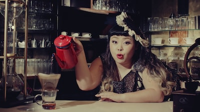 「コーヒーサンバ」のワンシーン。