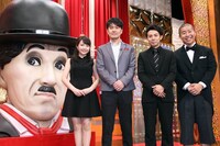 左から、相内優香（テレビ東京アナウンサー）、土田晃之、ピース綾部、ハライチ澤部。(c)テレビ東京
