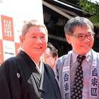 北野武“ガードマンを増やし”、したコメ映画祭レッドカーペットに登場