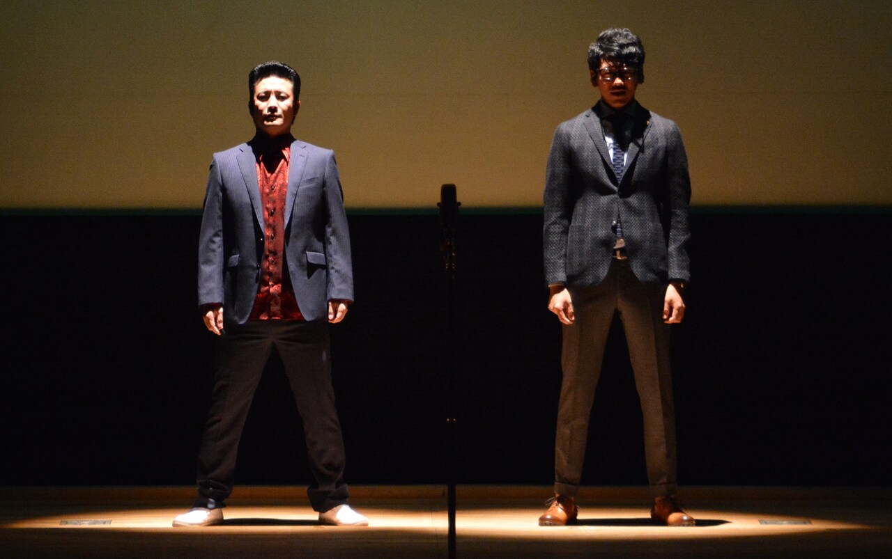 ヨイショマンとゆるキャラ、モデル、小学生ら参加で「えんにち祭り」盛況