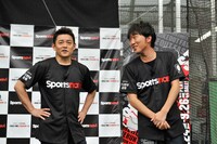 バッティングゲーム「REAL TIME STADIUM」の“試打式”に登場したスピードワゴン。