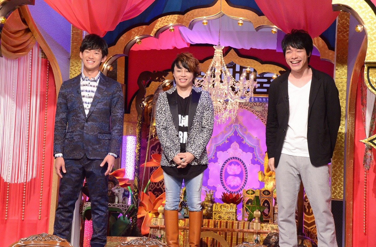 左からDaiGo、西川貴教、 麒麟・川島。 (c)日本テレビ