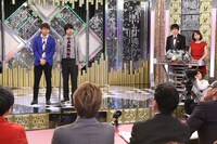 「笑いのゴッドファーザー オレたちに頭を下げさせろ」のワンシーン。 (c)日本テレビ