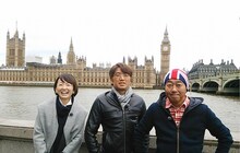 左から、狩野恵里（テレビ東京アナウンサー）、さまぁ～ず大竹、さまぁ～ず三村。(c)テレビ東京