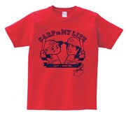 CARP×徳井義実 Tシャツ（赤 / フロント）