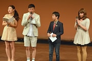 左から横澤夏子、あべこうじ、ウエストランド井口、かもめんたる槙尾。