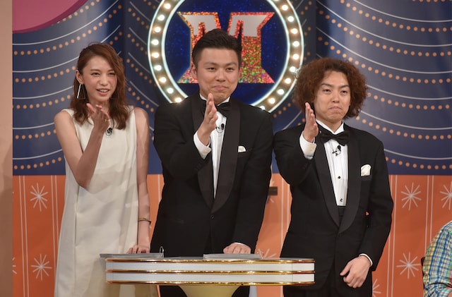「マヨなか笑人」左から宮田聡子、学天即・奥田、学天即・四条。(c)読売テレビ