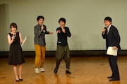 ゲスト出演したうしろシティ(中央)。
