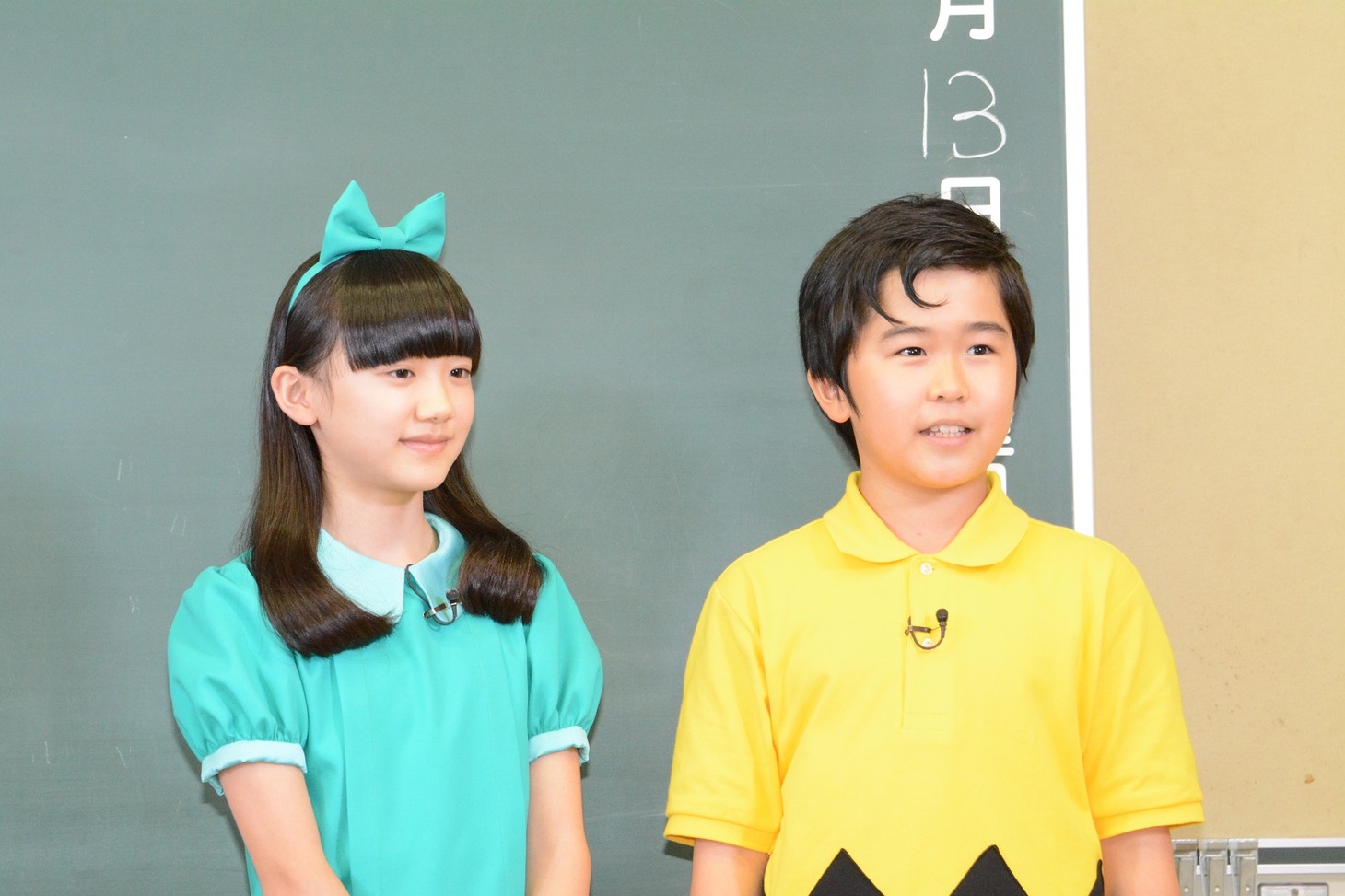 左から芦田愛菜、鈴木福。
