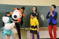 「I LOVE スヌーピー THE PEANUTS MOVIE」の公開アフレコイベントの様子。