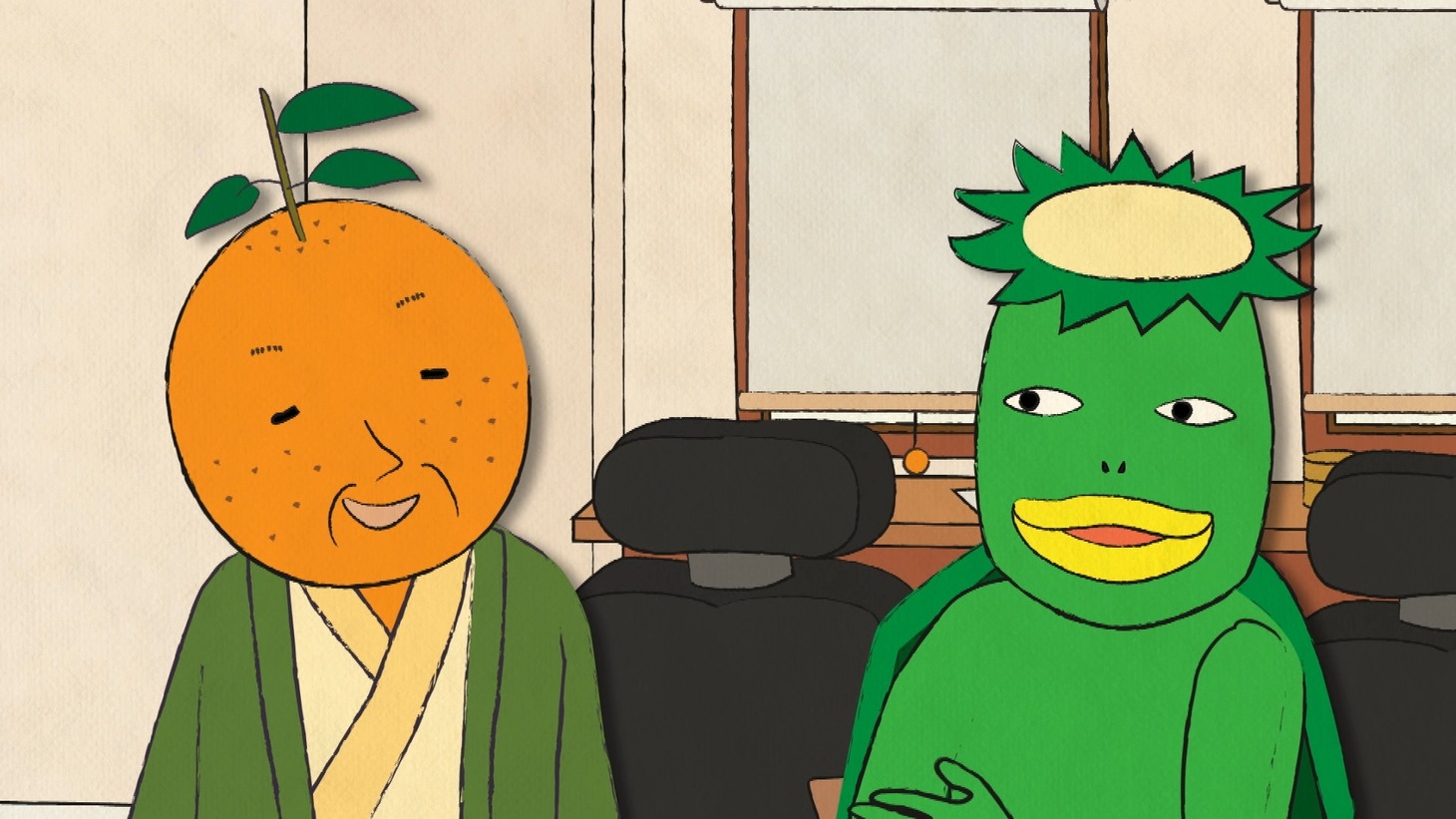 麒麟・川島による作・画のシリーズアニメ「BARBER ちょ鬼（き）ちょ鬼（き）」(c)NHK