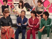 「Rの法則」にゲスト出演するパンサー（手前右から3人）。(c)NHK