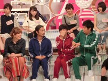 「Rの法則」にゲスト出演するパンサー（手前右から3人）。(c)NHK