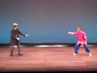 「ブッチャーブラザーズ結成35周年記念ライブ『売れるためにはやめないこと！』」のワンシーン。