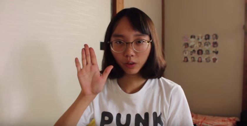 藤原麻里菜が制作した動画のワンシーン。