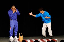 DVD「野性爆弾 20周年記念単独ライブDVD『野性爆弾 初！ネタのみGIG』」に収録されるワンシーン。