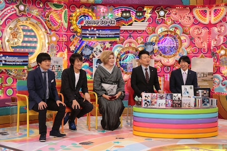 （左から）バカリズム、千原ジュニア、IKKO、雨上がり決死隊。(c)テレビ朝日