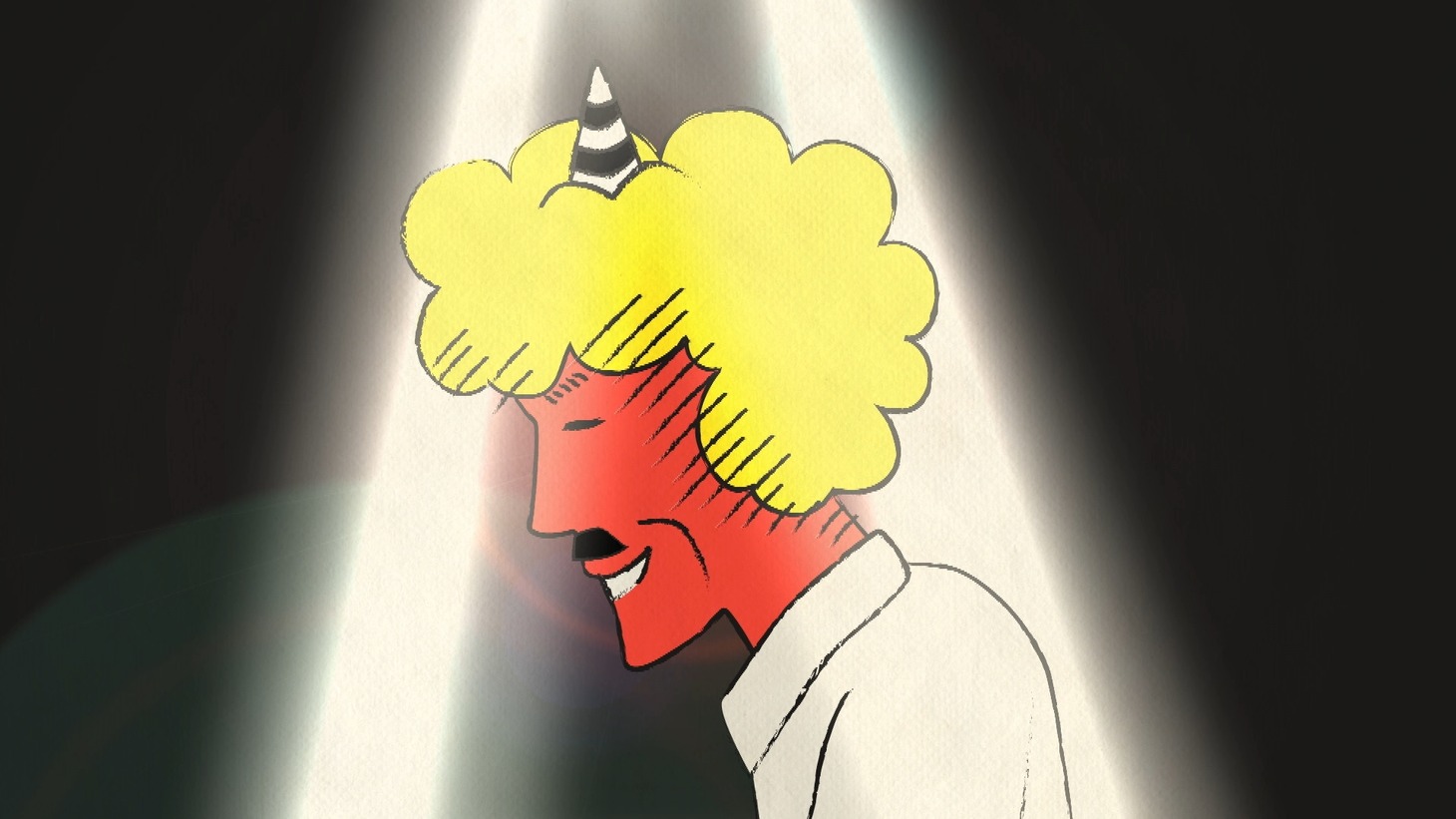 麒麟・川島による作・画のシリーズアニメ「BARBER ちょ鬼ちょ鬼」(c)NHK