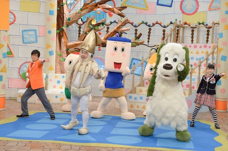 「夢の共演！人気キャラクター」のワンシーン。(c)NHK