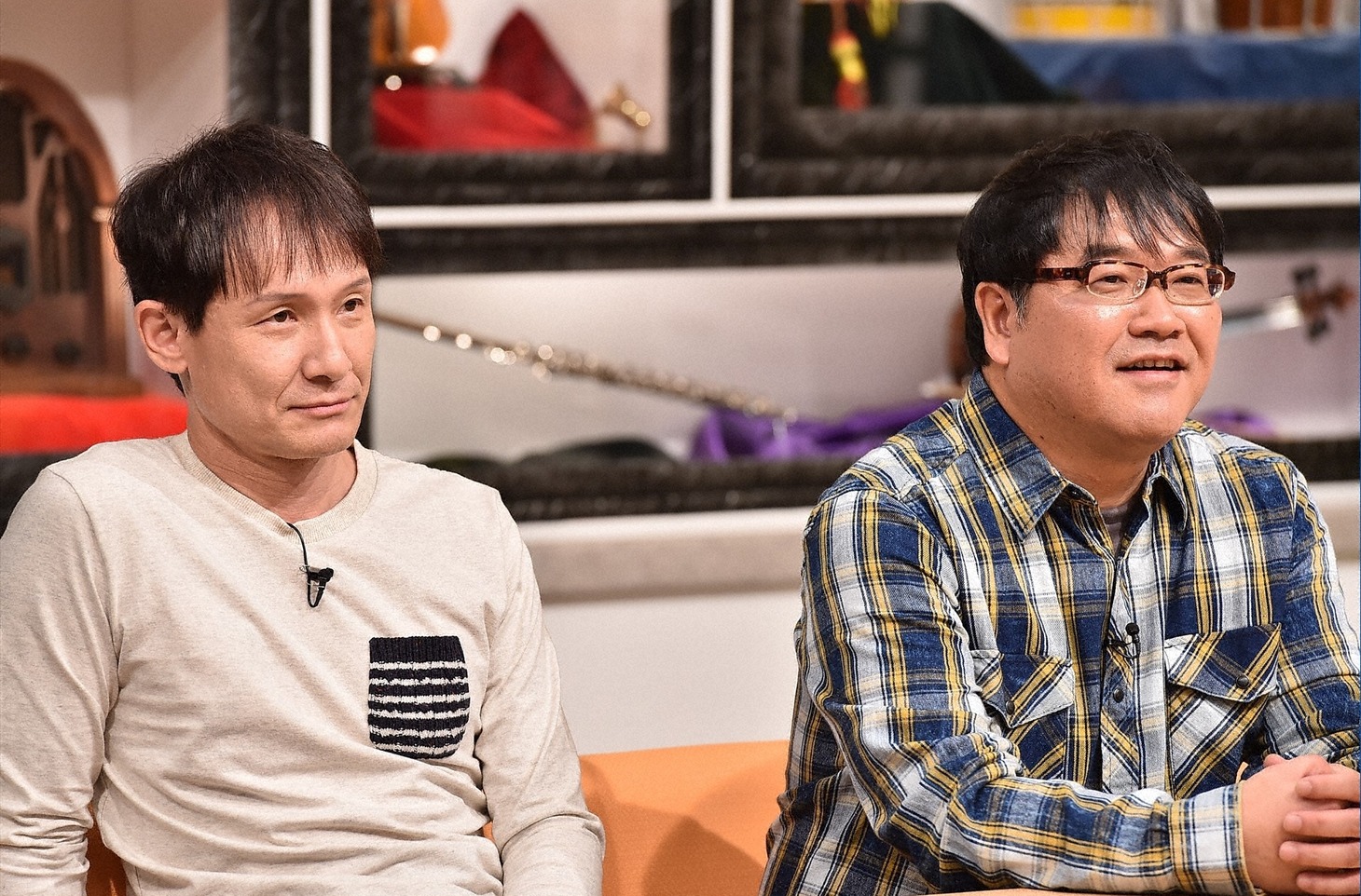 （左から）木下ほうか、カンニング竹山。(c)TBS
