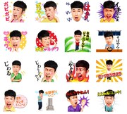「小籔千豊《吉本新喜劇》のラインスタンプ」サンプル