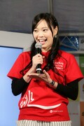 「アニバーサリーアナウンサー」に選ばれた松本圭世。