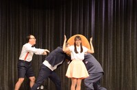 「ルミネtheよしもとフリーライブ2015～ヒーローと笑いではじまる休日～」の様子。