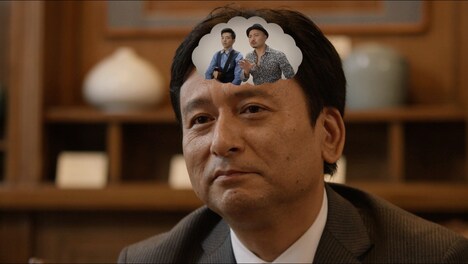 佐賀県知事が出演する特別編のワンシーン。