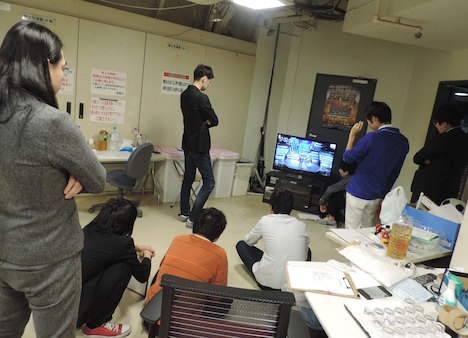 芸人投票の様子。