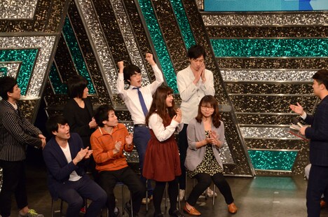 芸人審査1位を獲得したゆにばーす。