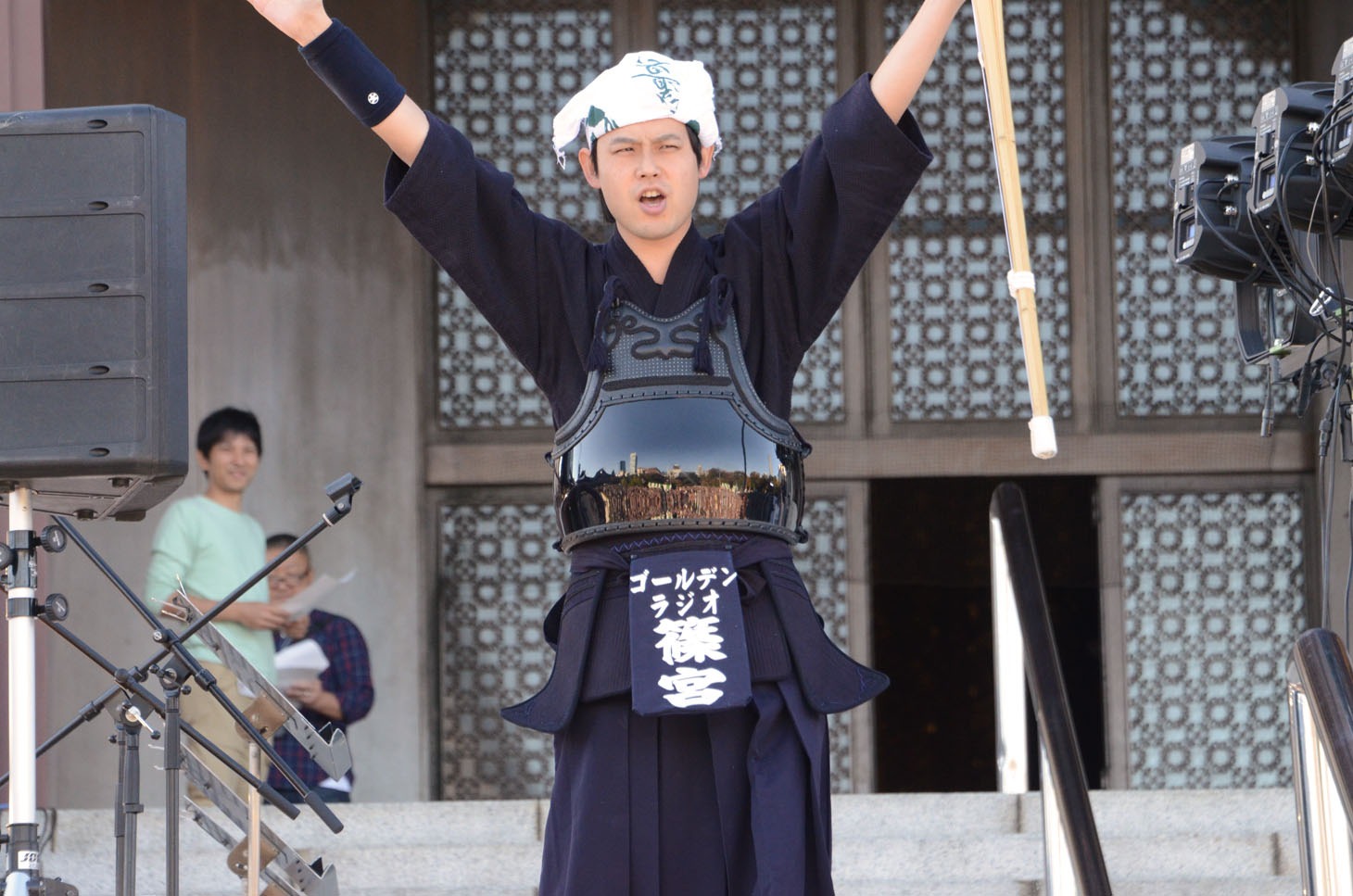 次鋒を務めたオジンオズボーン篠宮。