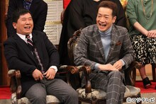 「ホンマでっか!?TV」に出演する（左から）爆笑問題・田中、田原俊彦。 (c)フジテレビ