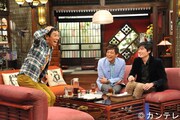 「さんまのまんま」にゲスト出演する博多華丸・大吉（右から2人）。
