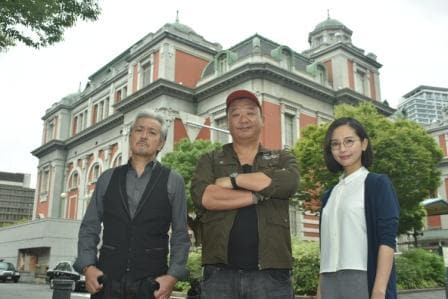 「大阪環状線 ひと駅ごとの愛物語」にスナイパー役で出演するTKO木下。(c)関西テレビ