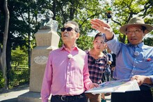 「ブラタモリ」＃22 札幌編のワンシーン。(c)NHK