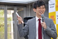 トークイベントの様子。